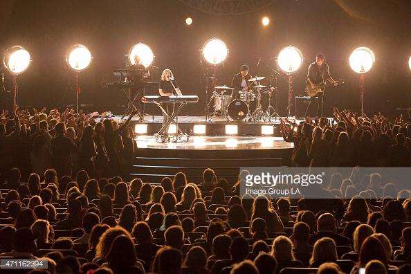 Ryan Streeter at the 2015 Radio Disney Music Awards with Rachel Platten