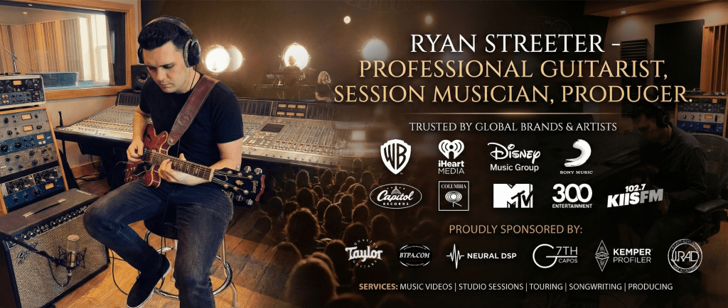 Ryan Streeter - Professional Music Director, Guitarist, Producer, and Playback Tech in Orange County and Los Angeles